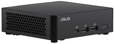 ASUS NUC 14 Pro Slim Kit, Mini PC Intel Core U5 125H, RAM da 96 GB DDR5-5600, SSD M.2, Scheda Grafica Intel Arc, Wi-Fi 6E, Bluetooth 5.3, Compatibile con Windows 10 e Windows 11 Home, Nero