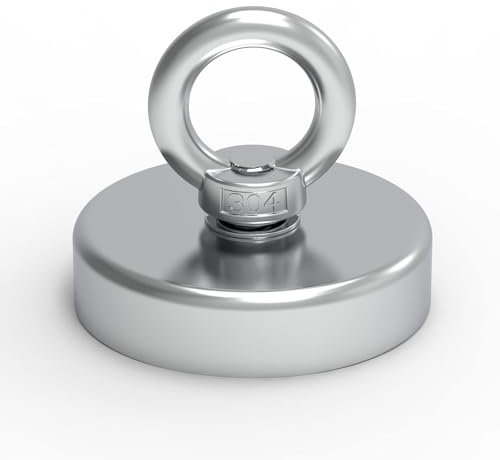 Ant Mag Magnetangeln, robust, 200 kg, magnetisches Angeln mit Neodym, starken Seltenerdmagneten zum Zurückholen in Flüssen, Seen, Wasser