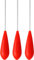 Storfisk fishing & more 3er Set Spirolino Forellenposen in fluoreszierenden Signalfarben, schwimmend, Farbe :Rot, Gewichte:15 Gramm