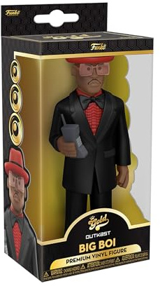 Funko Vinyl Gold 5-Inch: Outkast - Big Boi (Hey Ya) | Offizielles Musik Merch - Spielzeug zum Sammeln - Geschenkidee zum Geburtstag für Fans und Sammler