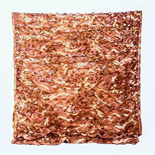 Tarnnetz Camouflage Netz Wald Jagd im Freien Tarnung Waldlandschaft Militär Dekoration Sonnenschutz(Wüste 2Mx3M)