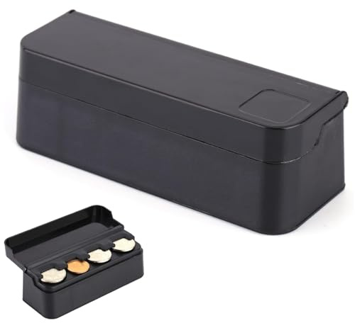 Porte-monnaie de Voiture,Porte-monnaie en Portable pour Voiture Automatique | Sac de Rangement pour Organisateur de Pièces de Monnaie de Conteneur de Boîte de Rangement