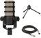 Rode PodMic Dynamic Podcasting Microphone with Microphone Stand, XLR Cable and StreamEye Polishing Cloth