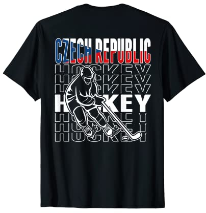 Tschechische Republik Eishockey-Fans Trikot – Support Czech Hockey T-Shirt