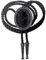 Himongoo Black Granite BOLO Tie for Men Women Leather Rope Wedding Necklace Western Cowboy Necktie (Black Granite)