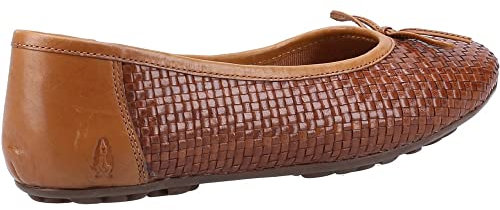 Hush Puppies Women's Janelle Woven Ballet Flat, Tan, 7 UK