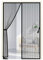Magnetic Screen Doors Jsdoin Magnetic Door Curtains Fly Screen Anti Mosquito Mesh Curtain with Powerful Magnets and Full Frame Magic Tape Up to 90 cm x 210cm (Black, 80x200cm)