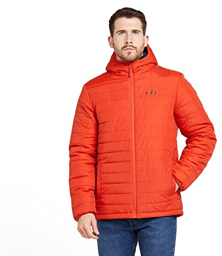 Peter Storm Men’s Blisco Jacket with Hood & 2 Pockets, Insulated, Water Repellent & Lightweight Puffer Coat for Cold Weather & Winter, Ideal for Walking, Hiking & Everyday Casual Wear
