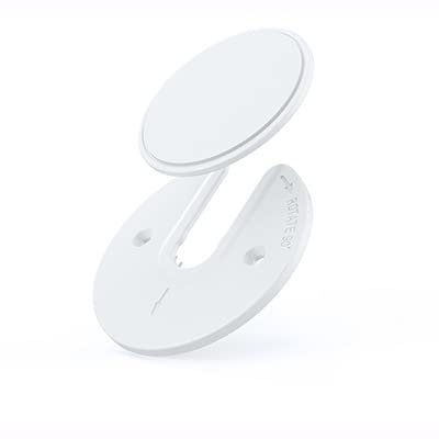 WiFi Router Wall Mount Supports Set-Top Box/Mac Mini/Apple TV Box/Optical Cats/Switch/Hard Drive/Mobile Power/Tablet Storage (White, 2 Pieces) UWM02-2