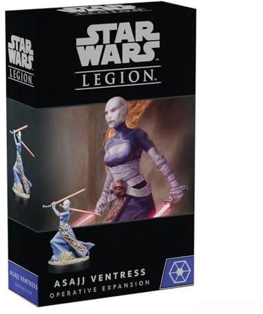 Star Wars : Legion Asajj Ventress Operative Expansion – Libérez le pouvoir sinistre ! Jeu de stratégie de figurines de table pour enfants et adultes, à partir de 14 ans, 2 joueurs, 3 heures de jeu - Version Anglaise
