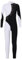Hedmy Kinder Mädchen Turnanzug Eiskunstlauf Gymnastikanzug Langarm Pailletten Jumpsuit Overall Einteiler Trikot Gymnastik Leotard Schwarz&Weiss 146-152