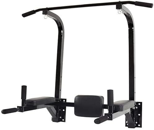 JYDQM Pull Up Bar Gym Workout Strength Training Equipment Wall Mounted Horizontal Bar,Multi-Function Fitness Equipment Hanging Bracket,Door Frame Strength Training Lever,Load 300kg (Color : Black)
