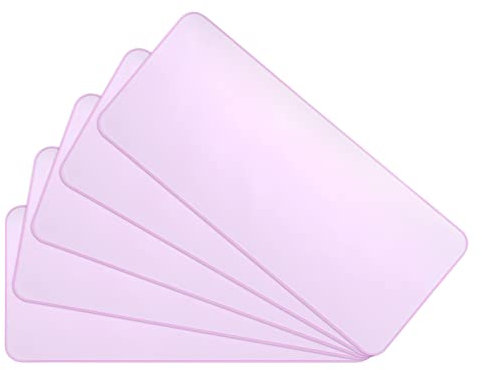 PATIKIL Universal Silicone Keyboard Protector Skin for 13.3-14 Laptop Notebook 12.5 x 5.2 Inch Purple Ultra Thin Keyboard Cover Keyboard Protective Film 5Pcs