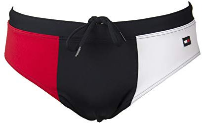 Tommy Hilfiger Slip Uomo Mare o Piscina TH Costume Swimwear Articolo XM0XM02376 Brief, DW5 Desert Sky, M