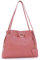 Gigi - Sac Porté Èpaule Femme Cuir - Sac Cabas Moyen - Sac à Main Multipoches - 4323 - Rose