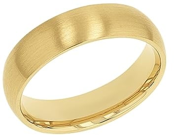 Amor Ring Edelstahl Unisex Damen Herren Ringe, Gold, Kommt in Schmuck Geschenk Box, 2037289