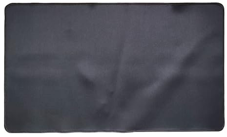 Jedaloke Playmat, 24 x 14 Gaming Mat Trading Card Game Pads with Playmat Bag(black-2mm)