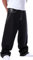 BSAT Stickman Vol 2 Baggy Jeans Jungen - The F*ck Schwarze Ausgabe - Y2k Baggy Jeans Für Herren Und Jungen - 100% Baumwolle, Bequeme Y2k Hose - Jeans Herren Baggy - Baggy Hose Herren W42/L32