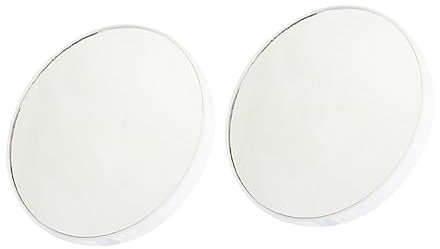 DOITOOL 2piezas Espejo De Aumento Espejo De Maquillaje Portátil con Ventosa Compacto Redondo para Mujeres Maquillaje Aumento
