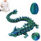 JJKTO 3D Gedruckte Drachenei, 11.8 Valentinstagsgeschenke Für Auto Dekoration, Büro, Zuhause, Fischbecken, Gelenkdrache Spielzeug Drachen Biegsame Und Flexible Drachenspielzeug Geschenke