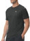 MoFiz Camiseta Anti UV Hombre Rashguard Secado Rápido Manga Corta Transpirable Surf Correr Natación Gris Oscuro EU 3XL
