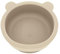GNAUMORE Tazón de Comida con Ventosa,Tazón de Comida Antideslizante para Niños Pequeños,Tazones para Bebés con Ventosa,Cuenco de Silicona para Bebé,Tazón de Silicona para Niños(Beige)