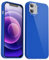 Svanove für iPhone 12 Mini Hülle Silikon Case, Bunt Weich TPU Ultra Dünn Handyhülle Einfarbig Handy Hülle Mädchen Frauen, Glatt Plastik Schutzhülle Slim Silikonhülle Gummi Bumper, Neon Blau
