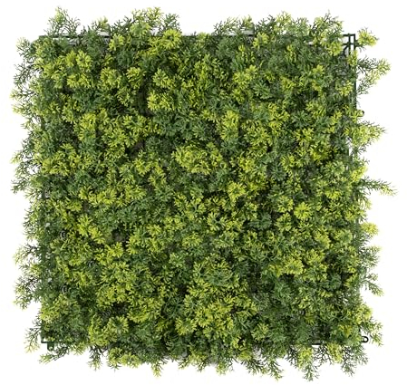 Primaflor - Ideen in Textil Kunstpflanzen-Wand - MOOS Grün, 50 x 50 cm, UV-Stabilisierte künstliche Pflanzenwand, Mooswand zu Wandmontage, Wandpaneele