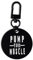 Pump Your Muscle Workout, Keychain, Keyring, With Karabiner, ID Tag, Circle, Pin