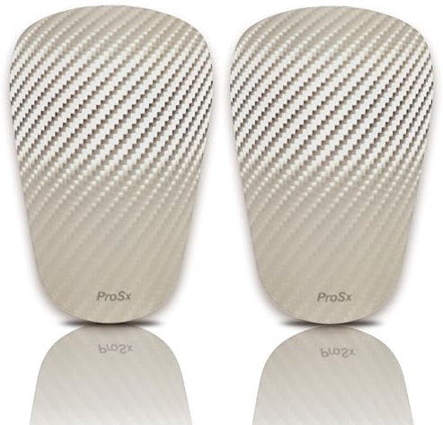 ProSx - Ultraleichte Schienbeinschoner I Carbonoptik I (Beige)