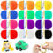 12 Farben Handstrickgarn,Häkelwolle,Acryl Wolle, Wolle häkeln,Wolle Set,Amigurumi Wolle,Wolle zum Basteln,Weicher Wolle zum Häkeln, Mehrfarbiges Garn zum Stricken Häkeln und Basteln x 13g/25 m