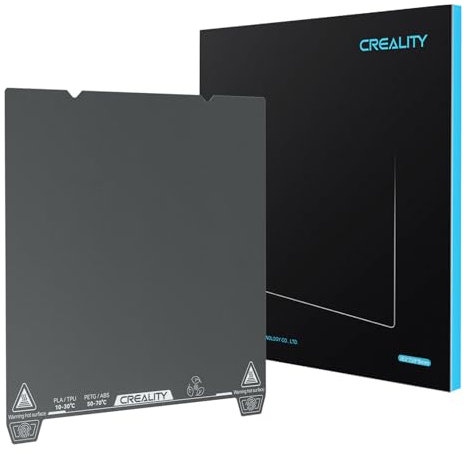 Creality Placa de construcción oficial de impresión en frío a baja temperatura, 315 x 310 mm, placa de cama de acero flexible extraíble para K1 Max, Ender 3 V3 Plus (sin base magnética)