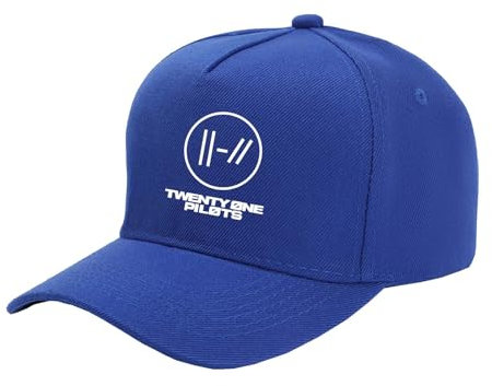 TGFQINAM Unisex-Trucker-Mütze Für 21 P.i.Lot.s Pferdeschwanzloch Bedruckte Snapback-Mütze Atmungsaktive Baseballkappe Verstellbar Gemütliche Performance-Mütze-LanS||One Size