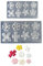Set of 2 Flower Small Art Accessories Mold Nails Designing Moulds Nails Embellishment Molds for Delicate Manicure Designs