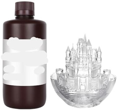 PYASJRAV Clarity Resin 405nm Photopolymer Kompatibel mit den kompatiblen 3D -Druck mit Photonmono X ideal Kompatibel mit klare Druckanwendungen