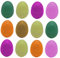 VICASKY 12pcs Plastic for Easter Party Favors Random Color Fillable Eggs for Easter Egg Hunts and Decorations Fun and Attractive Random Color