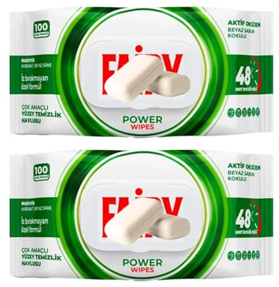 Multi Surface Cleaning Wipes 2 Pack Bundle With Fairy White Soap Scented Powerful Wet Wipes for Kitchen, Bathroom & Household Surfaces, Long Lasting Fresh Clean