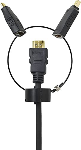 VivoLink proadring2 HDMI Mini HDMI + HDMI Micro Black Cable – For Cable (HDMI, HDMI Mini Adapter + HDMI Micro Adapter, Male/Female, Black)