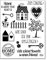 Viva Decor Clear-Stamps (Sweet Home) Silikon Stempel - Prägung Stempel - DIY Dekoration stanzen - Stempel Silikon - DIY Stamp - Stempel Prägung - Made in Germany