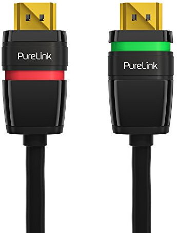 PureLink ULS1005-030 High Speed HDMI Kabel Ethernet halogenfrei mit Sicherheitsverschluss (HDMI 2.0 kompatibel, UltraHD, 4096x2304 Pixel (4K2K Quad FullHD 2160p), FullHD 3D kompatibel), schwarz