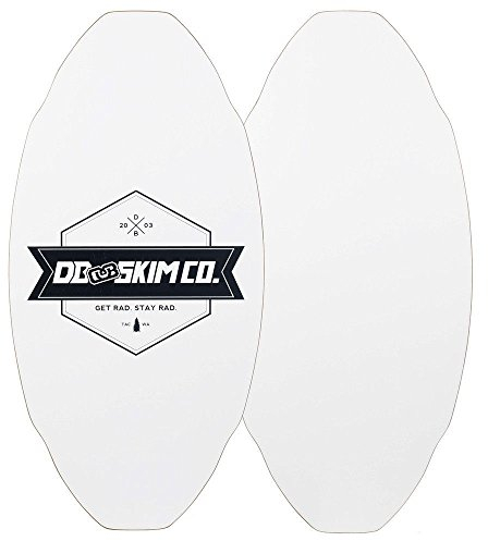 Centrano Unisex – Erwachsene DB Plank Skimboard, Weiß, M