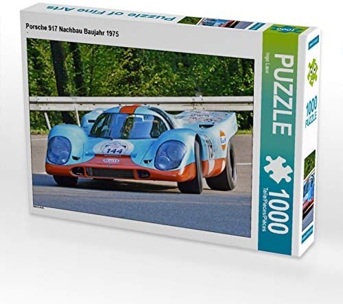 CALVENDO Puzzle Porsche 917 Nachbau Baujahr 1975 1000 Teile Puzzle quer | Lege-Größe cm Foto-Puzzle für glückliche Stunden