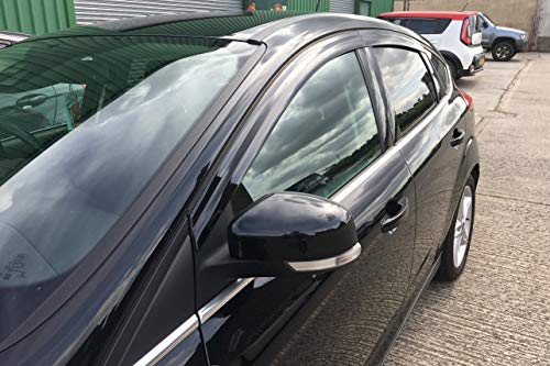 AUTO CLOVER Windabweiser Set für Ford Focus MK3 2011-2018 5-Türer Schrägheck (4 Stück)