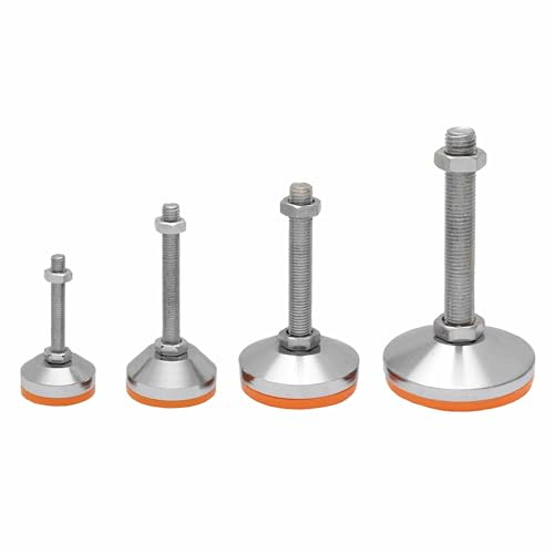 ONPIRA® Schwerlast Maschinenfuß – Höhenverstellbarer Stellfuß mit Vibrationsdämpfung – Industrieller Gerätefuß für Maschinen & Werkbänke – 8 Größen auswählbar, rutschfest & stabil (Ø 50x95mm / M10)