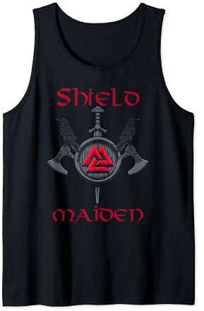 Shield Maiden - Female Viking Warrior - Strong Woman Tank Top