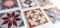 Goyaprint Lot de 6 sous-verres de 10 x 10 cm avec impression originale au toucher doux et doux, épaisseur 2 mm (10 cm, couleurs Eileen)