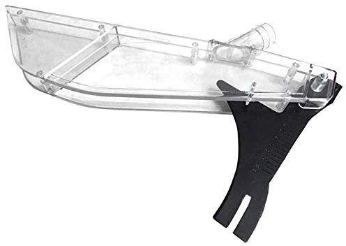 Stand Table Saw Protective Cover Universal Anti Dust Case Clear Plastic Guard With Dispensing Knife Universal for 7-12 Inch Table Saw & Other Saws Woodworking Safety Shell