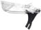 Stand Table Saw Protective Cover Universal Anti Dust Case Clear Plastic Guard With Dispensing Knife Universal for 7-12 Inch Table Saw & Other Saws Woodworking Safety Shell