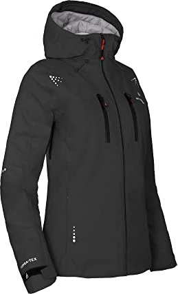 Bergson LEKNES Thermo | Damen Regenjacke - Moderne Damen Thermo-Regenjacke mit Supra-Tex 20.000 Membran, Normalgrößen, 100% wasserdicht (20.000 mm Wassersäule) & Winddicht, verschweißte Nähte, höchst