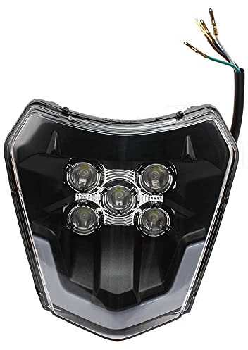 PRETTYLE Phare de LED Wick Phare LED pour EXC XC XCF XCW XCF SXF SXS 125 150 250 350 450 530 690
